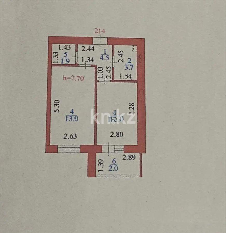 Продажа 1-комнатной квартиры, 38 м², ул. Бейбарыс Султан, дом  25/1 - Продажа квартир в Астане без посредников с фото фото 7 из 7