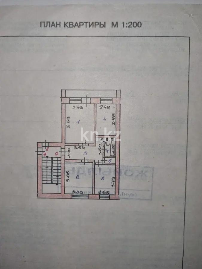 Продажа 3-комнатной квартиры, 60 м², мкр-н 19, дом  45а в Караганде - фото 7