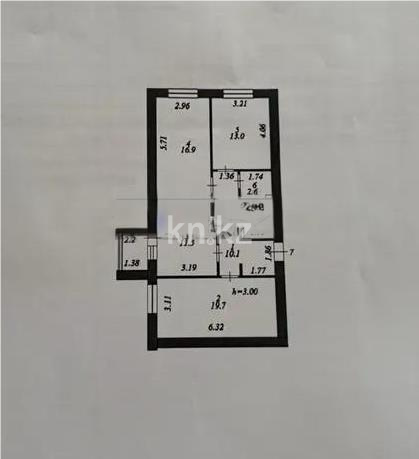 Продажа 3-комнатной квартиры, 78.9 м² в Астане