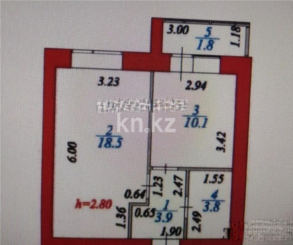 Продажа 2-комнатной квартиры, 38.1 м² - Недвижимость в Казахстане - страница 30 фото 4 из 4