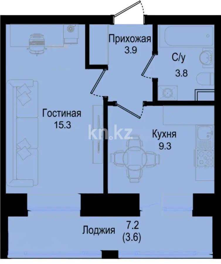 Продажа 1-комнатной квартиры, 36 м² - Продажа недвижимости в Астане - страница 31 фото 1 из 1