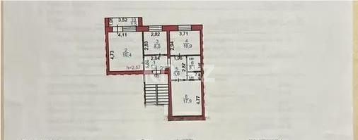 Продажа 3-комнатной квартиры, 74 м² - Продажа квартир от собственников в Караганде фото 1 из 1