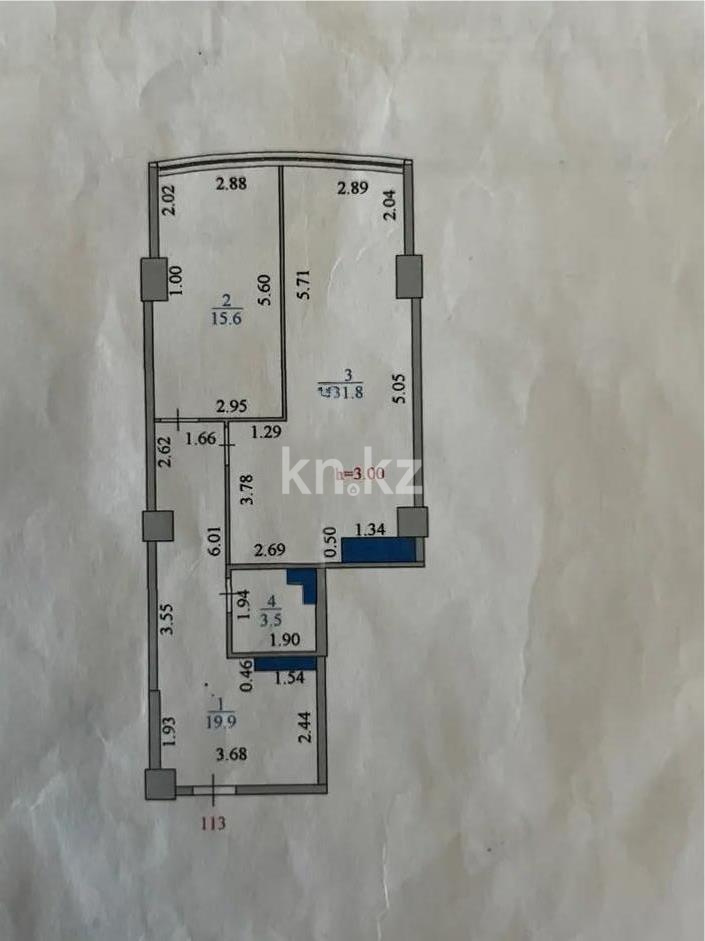 Продажа 2-комнатной квартиры, 71 м² - Продажа  двухкомнатных квартир в новостройках Астаны с фото - страница 64 фото 6 из 6