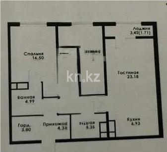 Продажа 3-комнатной квартиры, 91.88 м², ул. Макатаева, дом  129/1 - Продажа  трехкомнатных квартир в новостройках Алматы без посредников с фото фото 1 из 1