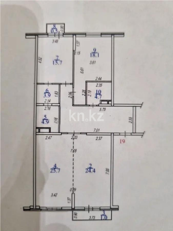 Продажа 3-комнатной квартиры, 119 м² - Продажа жилой и коммерческой недвижимости в Алматы фото 4 из 4