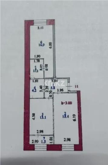 Продажа 2-комнатной квартиры, 64 м², ул. Нажимеденова, дом  28 в Астане