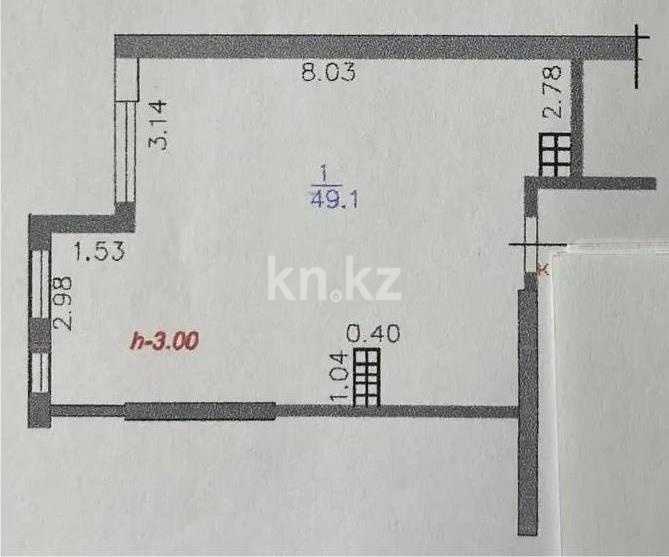 Продажа 2-комнатной квартиры, 50 м², пр. Райымбека, дом  349/1 в Алматы