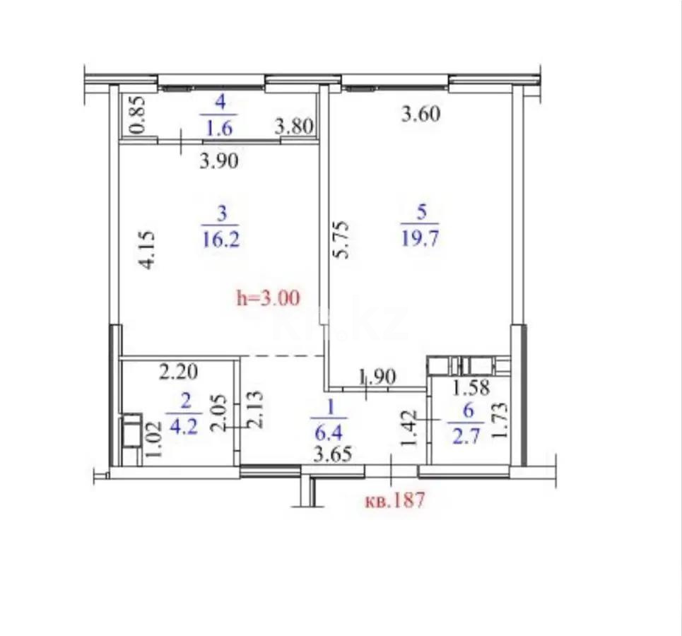 Продажа 1-комнатной квартиры, 50 м² - Продажа домов, коттеджей в Жезказгане фото 1 из 1