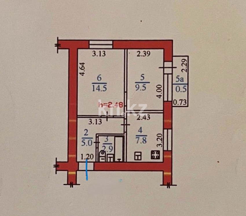 Продажа 2-комнатной квартиры, 40.2 м² в Алматы - фото 18
