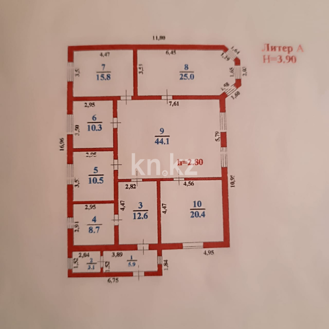 Продажа 5-комнатного дома, 160 м², ул. Кокбастау, дом  64 - Продажа домов, коттеджей в Казахстане фото 2 из 30