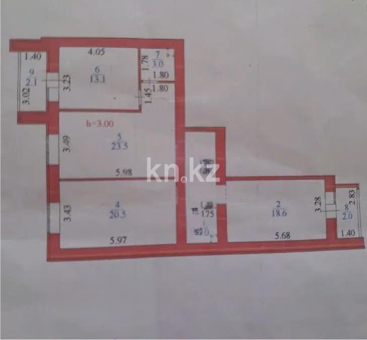Продажа 3-комнатной квартиры, 93 м² - Недвижимость в Казахстане - страница 31 фото 1 из 1