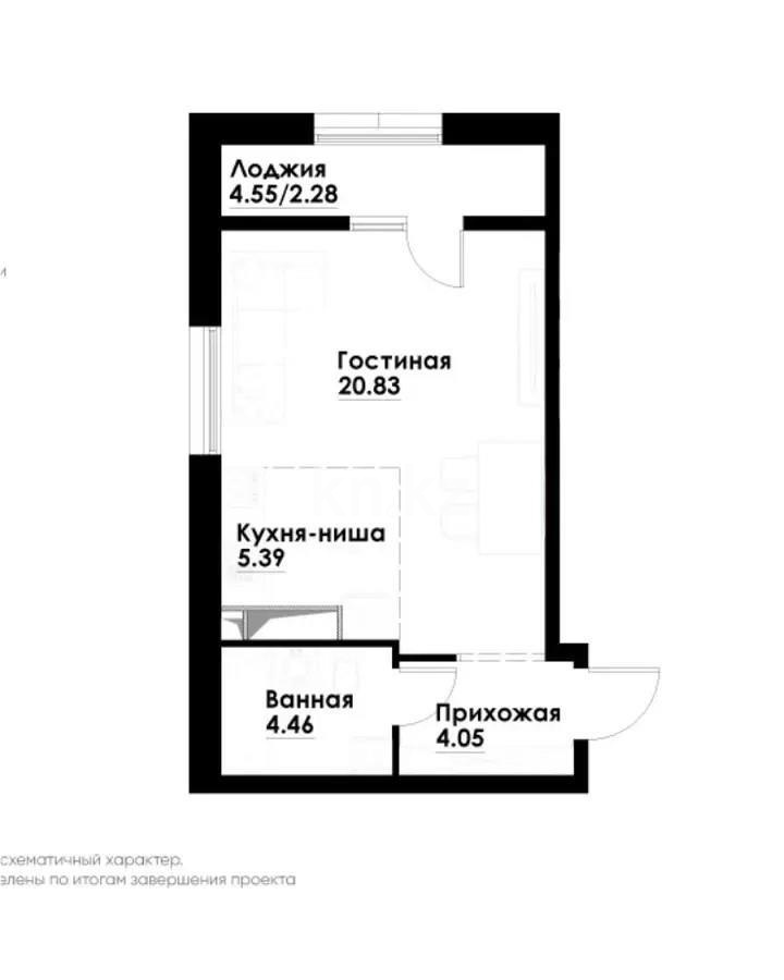 Продажа 1-комнатной квартиры, 37.01 м² - Продажа однокомнатных квартир в Алатауском р-не Алматы - страница 2 фото 1 из 1