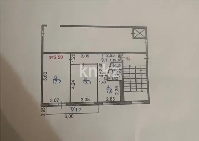 Продажа 2-комнатной квартиры, 53 м² в Караганде - фото 6