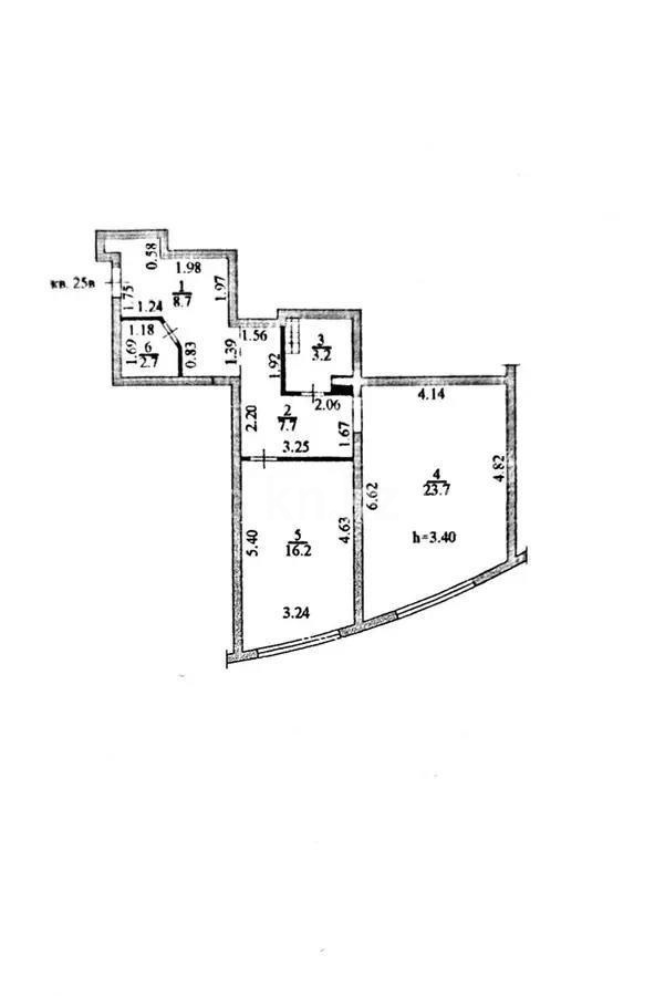 Продажа 2-комнатной квартиры, 62.2 м² - Продажа квартир в Акмолинской области фото 5 из 5