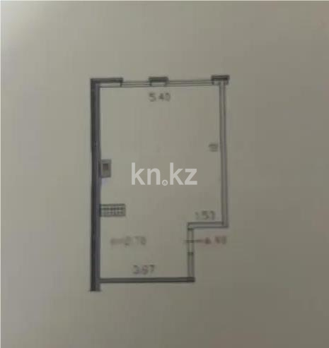Продажа 1-комнатной квартиры, 41.3 м² в Алматы