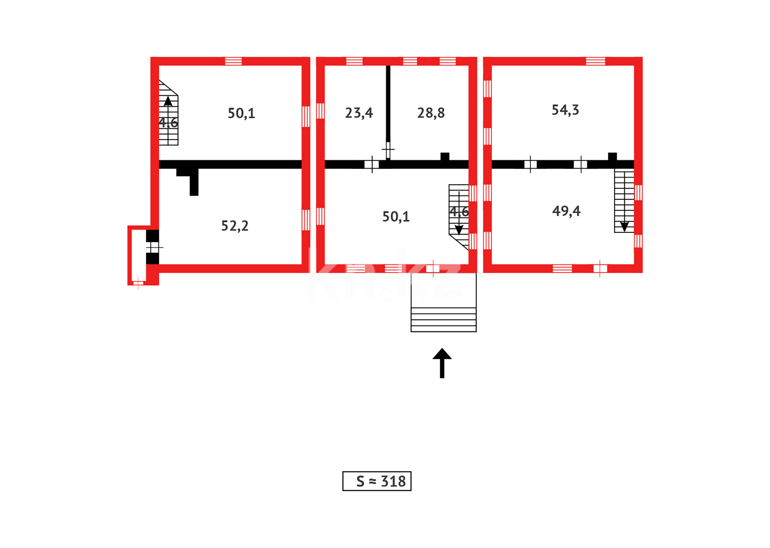 Продажа 6-комнатного дома, 318 м², ул. 2-ая, дом  34/3 - Продажа домов, коттеджей в Казахстане фото 24 из 24
