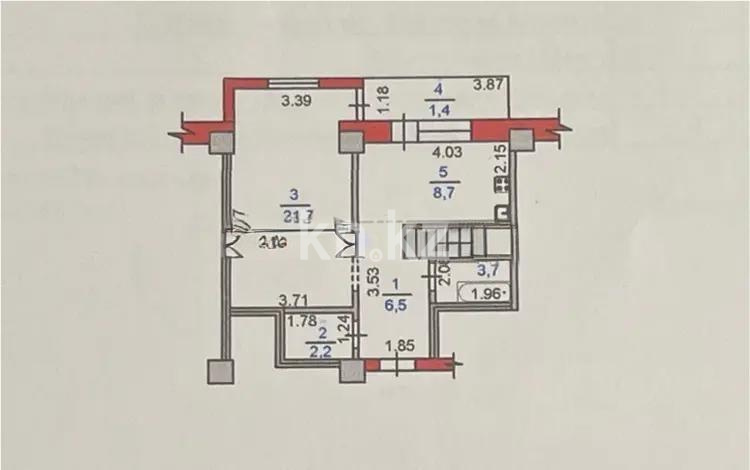 Продажа 1-комнатной квартиры, 45.2 м², ул. Бальзака, дом  4 - Продажа квартир в Алматы фото 1 из 1