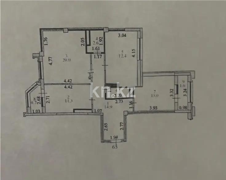 Продажа 3-комнатной квартиры, 80 м² в Астане - фото 5