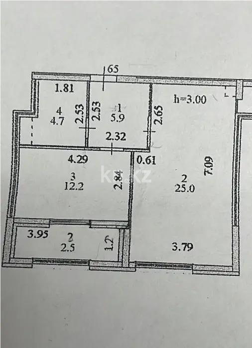Продажа 1-комнатной квартиры, 50.3 м² в Астане - фото 4