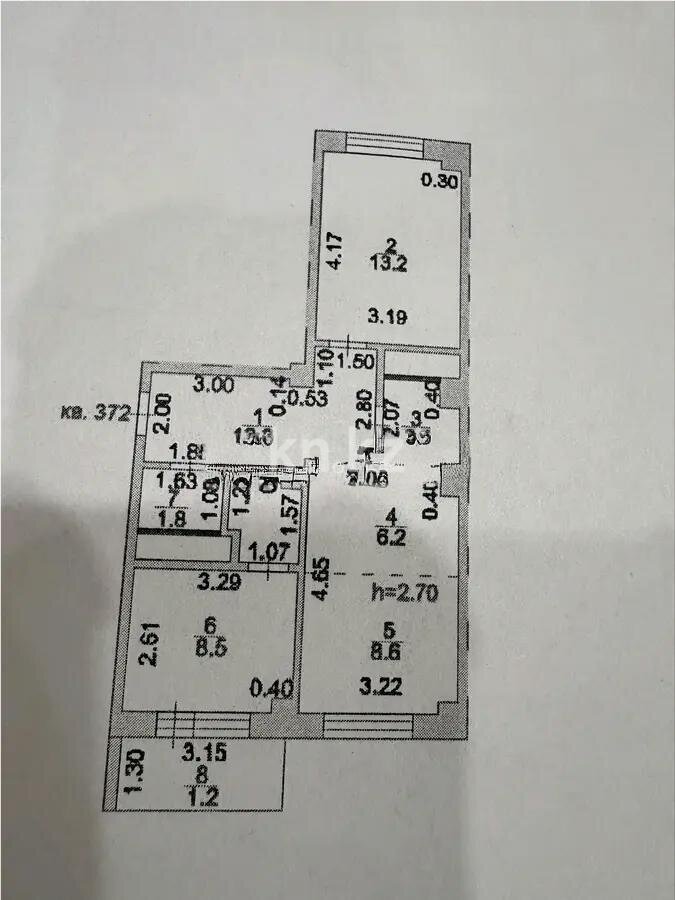 Продажа 3-комнатной квартиры, 55.9 м² в Астане - фото 7