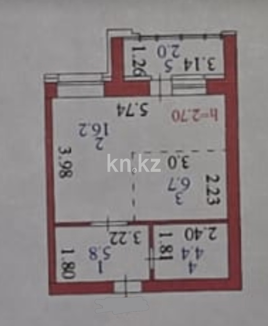 Продажа 1-комнатной квартиры, 35.1 м² в Астане - фото 2