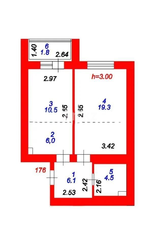 Продажа 2-комнатной квартиры, 49 м², ул. Ахмедьярова, дом  3 - Продажа  двухкомнатных квартир в новостройках Астаны без посредников фото 1 из 1