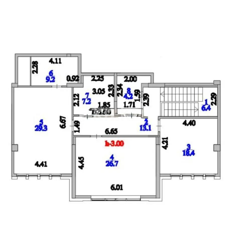 Продажа 6-комнатной квартиры, 250 м², пр. Мангилик Ел, дом  26а - Продажа  пятикомнатных квартир в новостройках Астаны без посредников с фото фото 3 из 3