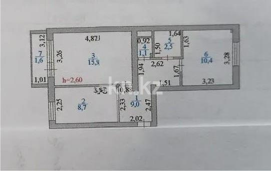 Продажа 2-комнатной квартиры, 50 м² - Продажа квартир в Астане в р-не Сарыарка фото 1 из 1