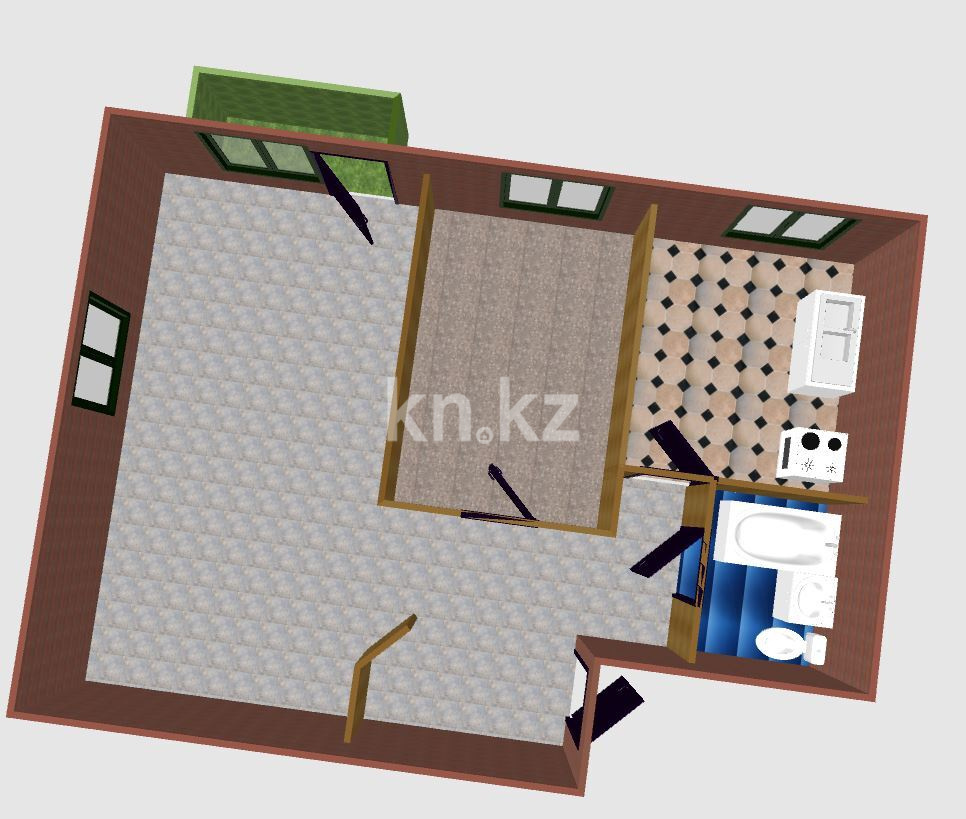 Продажа 2-комнатной квартиры, 42 м² - Продажа двухкомнатных квартир в Усть-Каменогорске фото 8 из 10