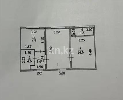 Продажа 2-комнатной квартиры, 52.5 м² в Астане - фото 6