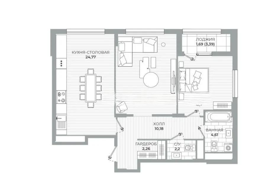 Продажа 3-комнатной квартиры, 80 м² - Продажа квартир в Астане - страница 8 фото 4 из 4