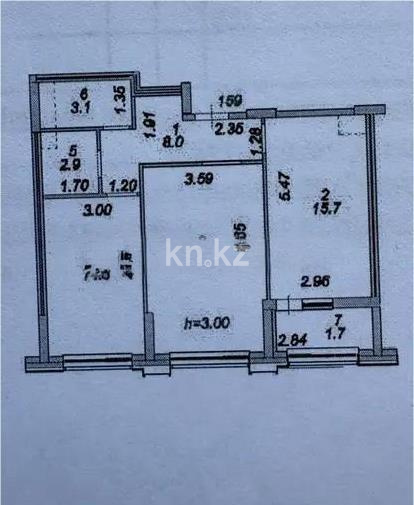 Продажа 2-комнатной квартиры, 66 м², ул. Жошы хана, дом  20 в Астане