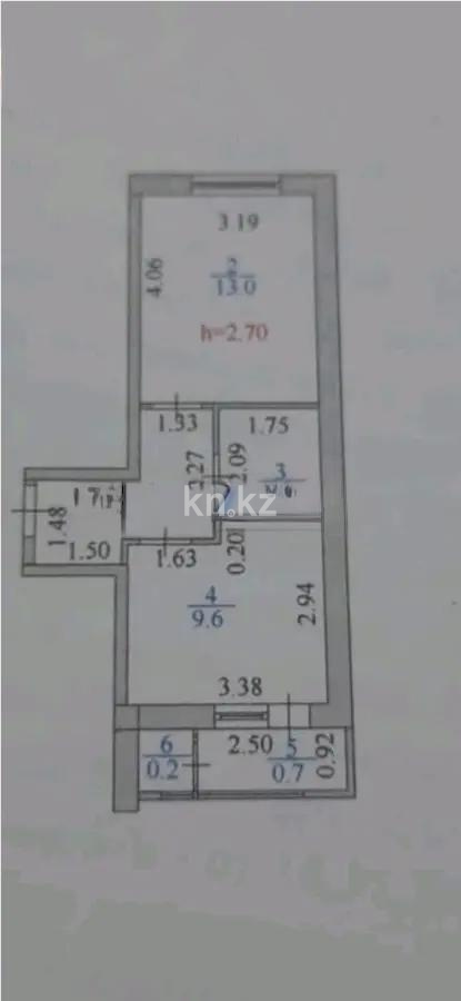 Продажа 1-комнатной квартиры, 33 м² - Продажа однокомнатных квартир от собственников в Астане - страница 2 фото 4 из 4
