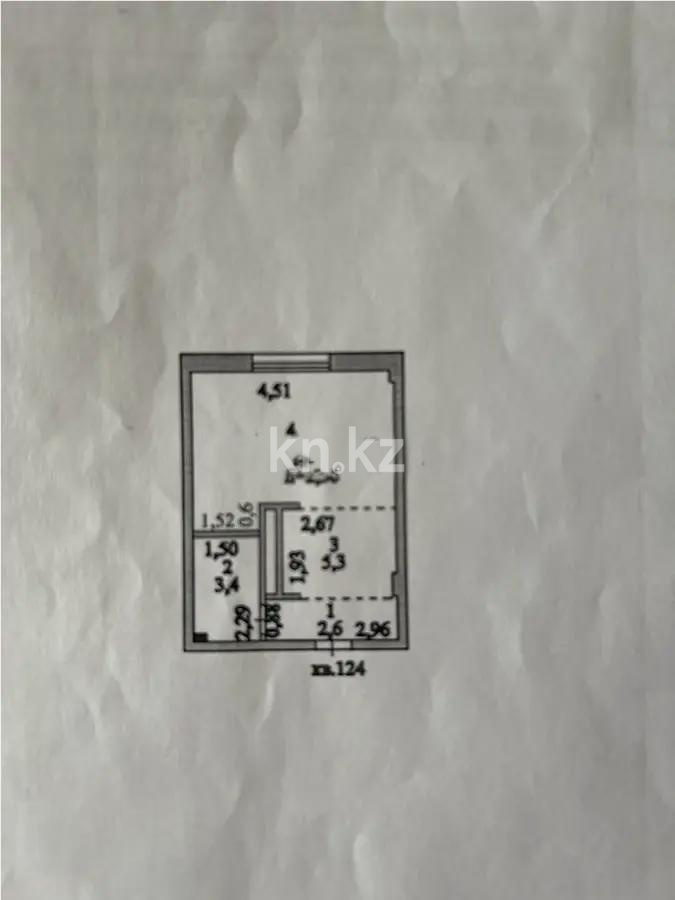 Продажа 1-комнатной квартиры, 26.1 м², ул. Майлина, дом  31 - Продажа  однокомнатных квартир в новостройках Астаны без посредников фото 4 из 4