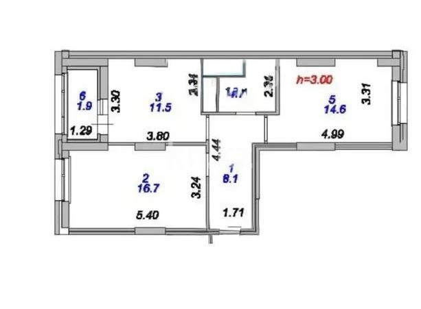 Продажа 2-комнатной квартиры, 57.5 м² в Астане - фото 5