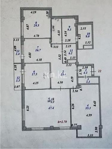 Продажа 5-комнатной квартиры, 208 м², ул. Сыганак, дом  41 в Астане - фото 7