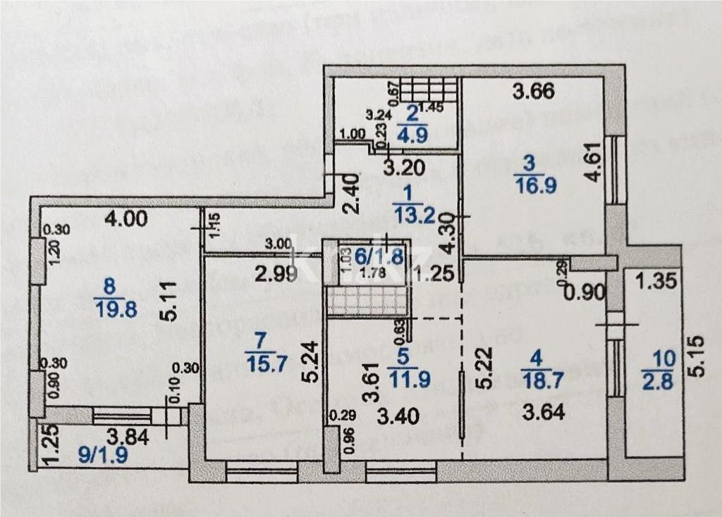 Продажа 4-комнатной квартиры, 107 м², пр. Шахтеров - Продажа  четырехкомнатных квартир в Караганде фото 36 из 40