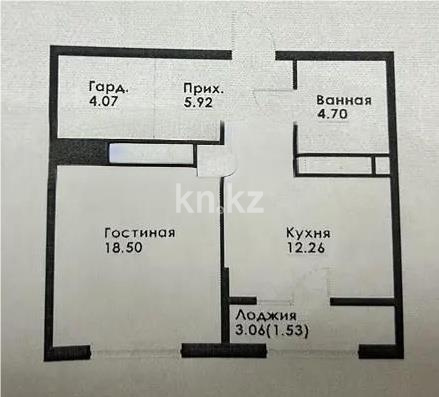 Продажа 2-комнатной квартиры, 46 м² в Алматы