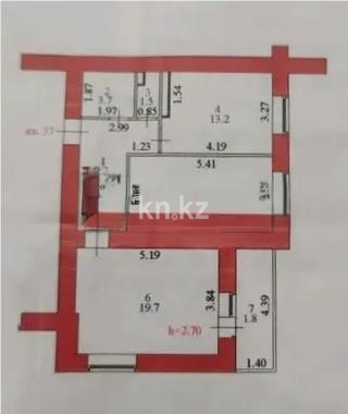 Продажа 2-комнатной квартиры, 65.2 м² - Продажа двухкомнатных квартир в Астане - страница 3 фото 8 из 8