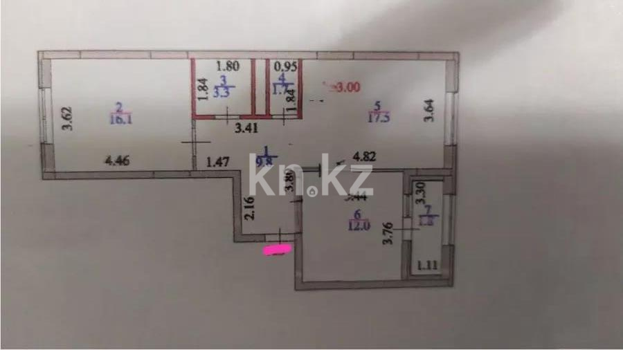 Продажа 2-комнатной квартиры, 63 м² в Астане - фото 7