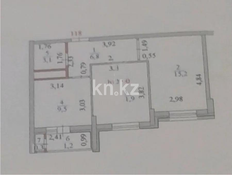 Продажа 2-комнатной квартиры, 48 м², пр. Кошкарбаева, дом  50 - Продажа  двухкомнатных квартир в Астане без посредников с фото фото 1 из 1