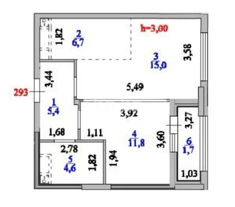 Продажа 2-комнатной квартиры, 45.2 м² - Продажа квартир в Казахстане - страница 8 фото 1 из 1