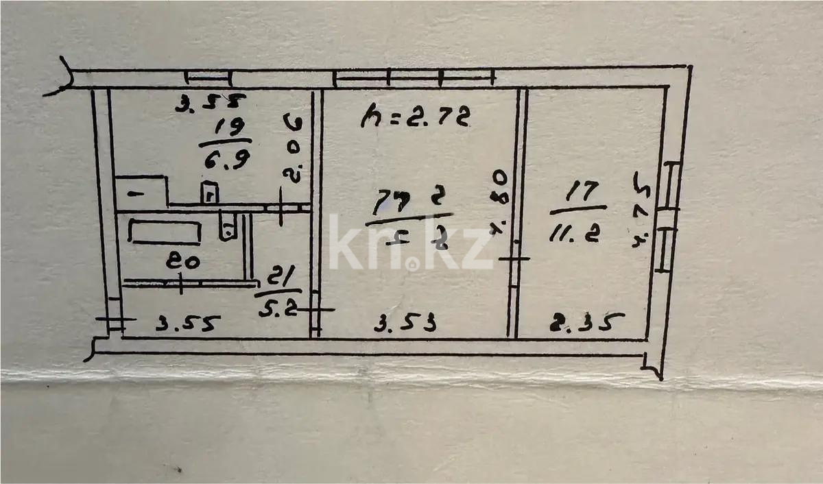 Продажа 2-комнатной квартиры, 43.2 м², пр. Сейфуллина, дом  177/15 в Алматы - фото 6