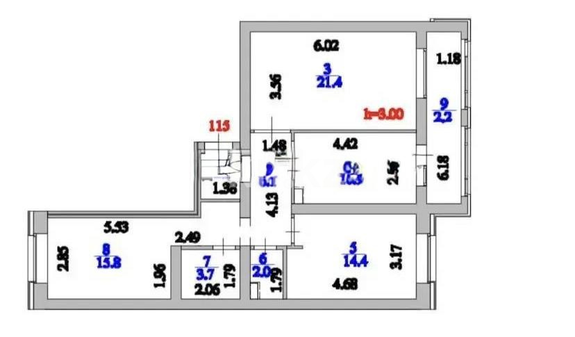 Продажа 3-комнатной квартиры, 79 м², ул. Калдаякова, дом  59 стр в Астане