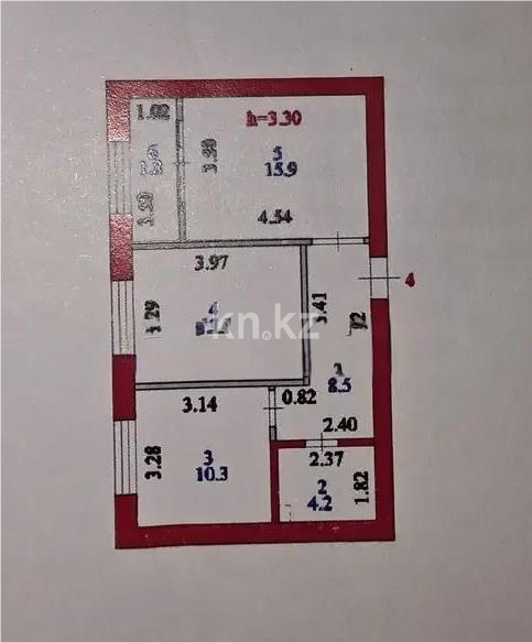 Продажа 2-комнатной квартиры, 53.8 м², ул. Панфилова, дом  85 - Продажа  двухкомнатных квартир в новостройках Астаны без посредников фото 1 из 1