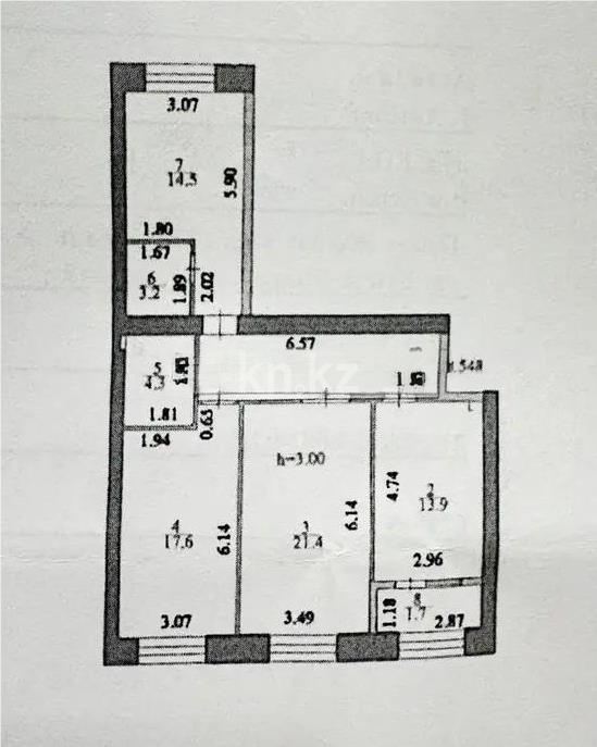 Продажа 3-комнатной квартиры, 88 м² в Астане - фото 4