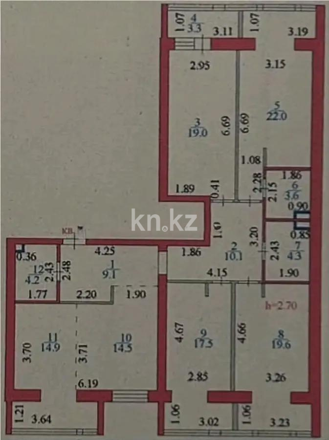 Продажа 4-комнатной квартиры, 142 м², пр. Мангилик Ел, дом  33/2 - Продажа  четырехкомнатных квартир в Астане фото 3 из 3