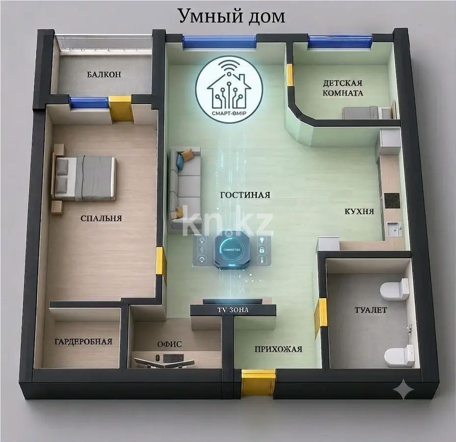 Продажа 3-комнатной квартиры, 60 м² в Алматы - фото 8