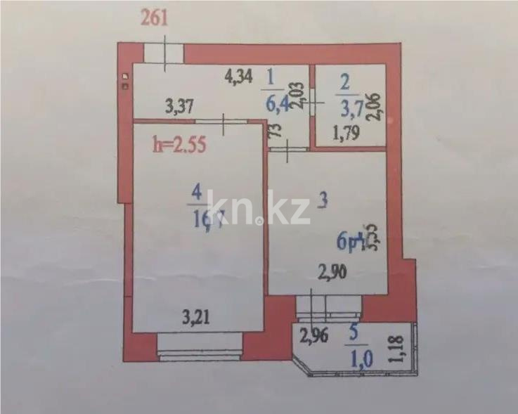 Продажа 1-комнатной квартиры, 38.1 м² - Продажа квартир в р-не Сарыарка Астаны - страница 4 фото 6 из 6