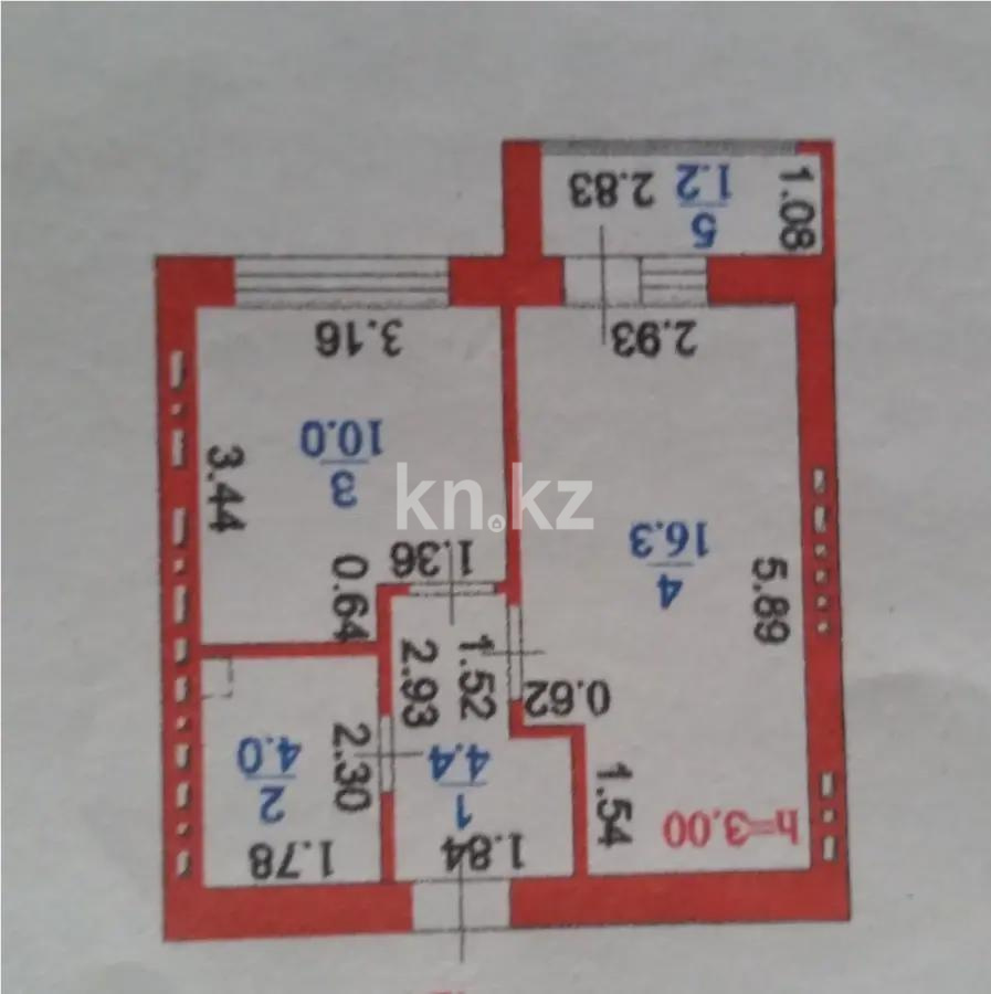 Продажа 1-комнатной квартиры, 35.9 м², ул. Анет баба, дом  11/2 - Продажа квартир в Казахстане фото 1 из 1